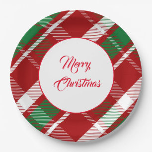 Weihnachts-Papier-Teller Pappteller