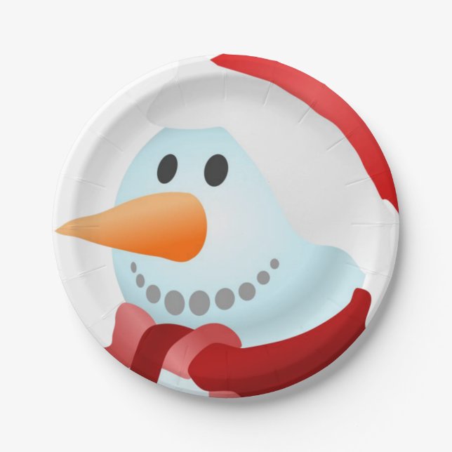 Weihnachts-Papierteller Pappteller (Vorderseite)