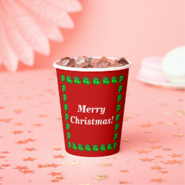 Weihnachts-Papiertücher Größe: 8oz Paper Cup mit L Pappbecher