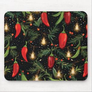 Weihnachts-Paprikaschoten Mousepad