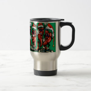Weihnachts-Paprikaschoten Reisebecher