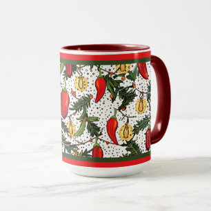Weihnachts-Paprikaschoten Tasse