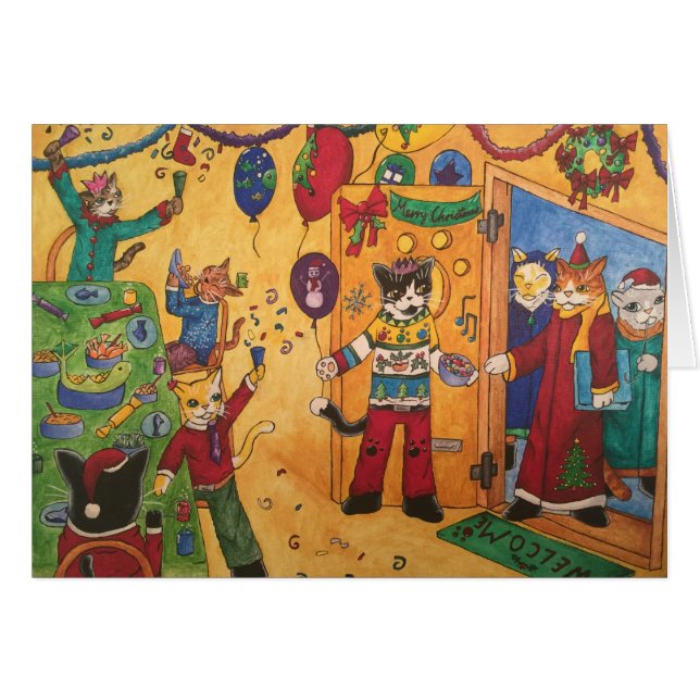 Weihnachts-Party (Vorderseite (Horizontal))