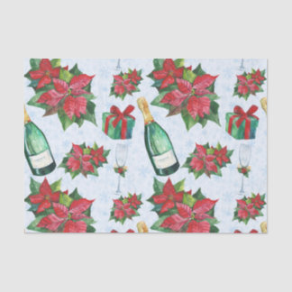 Weihnachts-Party Champagne Seidenpapier