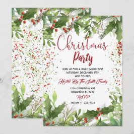 Weihnachts-Party Einladung