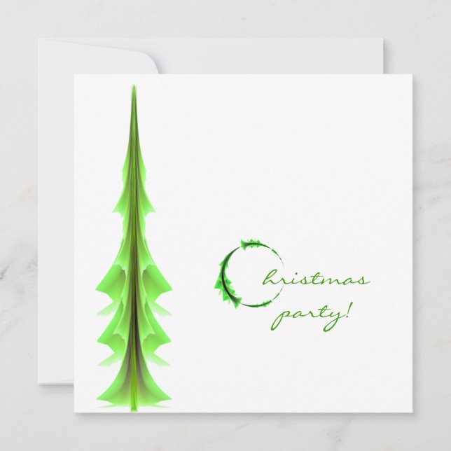 Weihnachts-Party Einladung (Vorderseite)