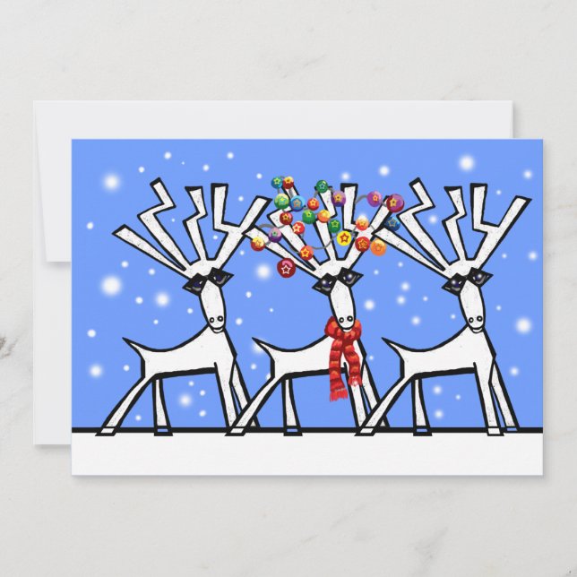 Weihnachts-Party Einladung (Vorderseite)