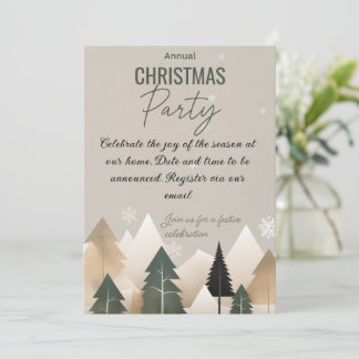 Weihnachts-Party Einladung