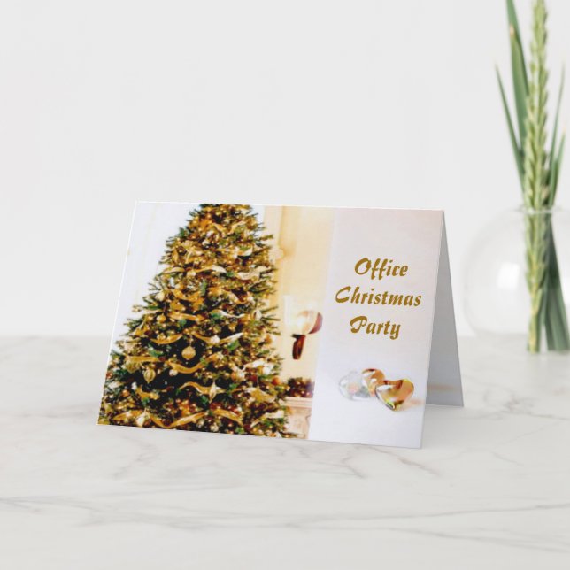 Weihnachts-Party Einladung (Vorderseite)