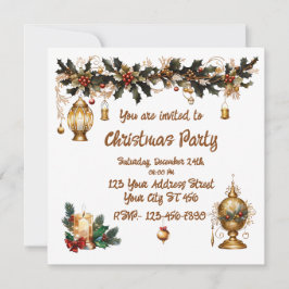 Weihnachts-Party Einladung