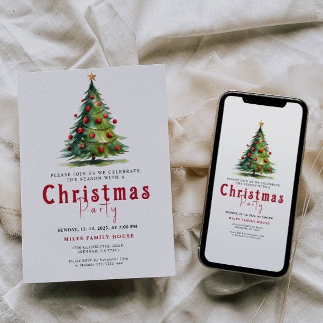 Weihnachts-Party Einladung (Von Creator hochgeladen)