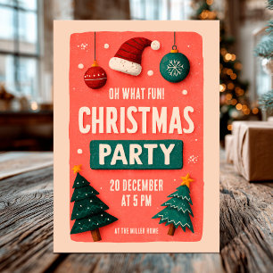 Weihnachts-Party Einladung