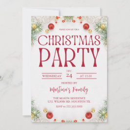 Weihnachts-Party Einladung