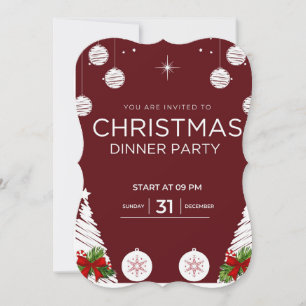 Weihnachts-Party Einladung
