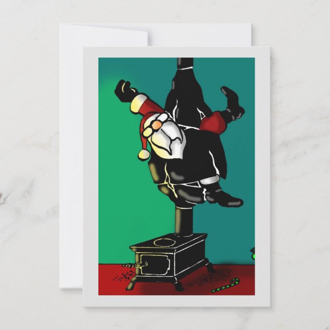 Weihnachts-Party Einladungen (Vorderseite)
