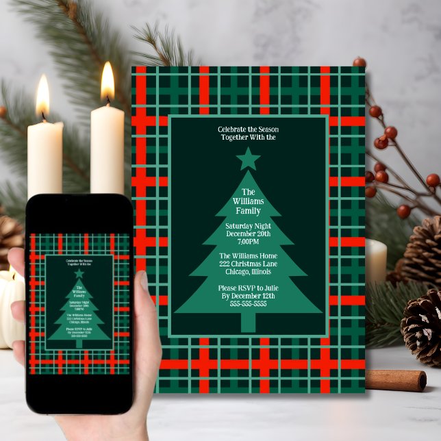 Weihnachts-Party Feiertage Einladung (Von Creator hochgeladen)