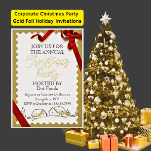 Weihnachts-Party für Unternehmen - Einladungen für