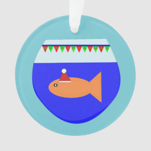 Weihnachts-Party Goldfish Acrylschmuck Ornament