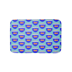 Weihnachts-Party Goldfish Badematte