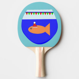 Weihnachts-Party Goldfish Custom Ping Pong Paddle Tischtennis Schläger