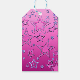 Weihnachts Party Gradienten Glitzer Glanz Konfetti Geschenkanhänger