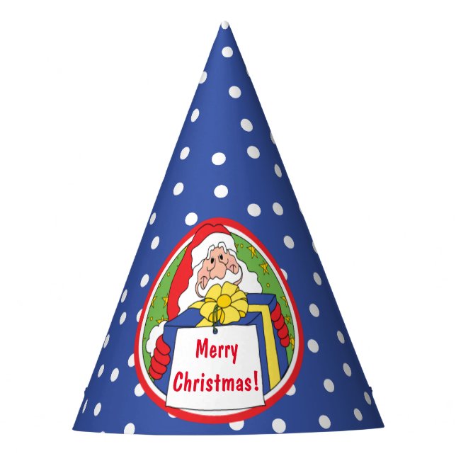Weihnachts Party Hat "Weihnachtsgeschenke" Partyhütchen (Vorderseite)