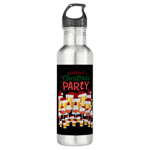 Weihnachts-Party im Büro Edelstahlflasche