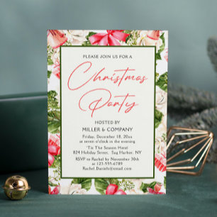 Weihnachts-Party im Unternehmen Einladung