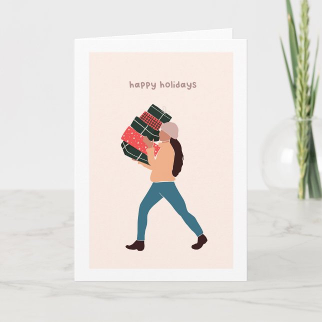 Weihnachts-Party Karte (Vorderseite)