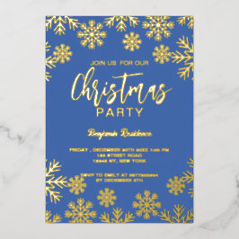 Weihnachts-Party laden 5" x 7" Foil Einladung