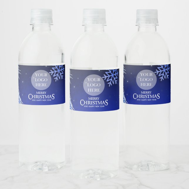 Weihnachts-Party-Logo-Gesellschaft Elegant (Flaschen)