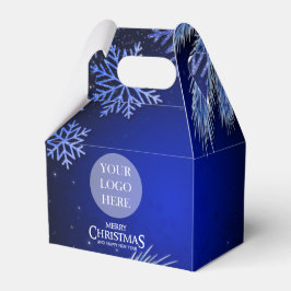 Weihnachts-Party-Logo Personalisiert Geschenkschachtel