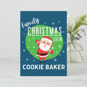 Weihnachts-Party Pajamas Cookie Baker Einladung