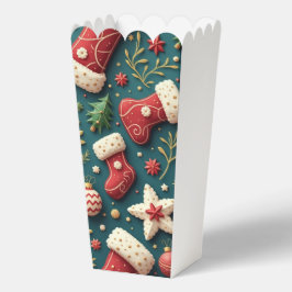 Weihnachts-Party Popcorn Gefälligkeitsbox Geschenkschachtel
