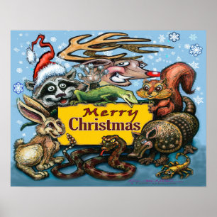 Weihnachts-Party-Poster Poster