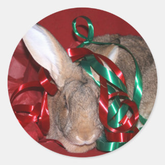 Weihnachts-Party Runder Aufkleber