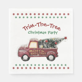 Weihnachts-Party Serviette