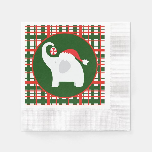 Weihnachts-Party Serviette (Vorderseite)