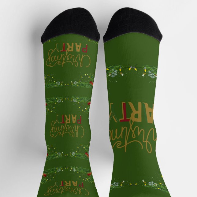 Weihnachts-Party-Socken Socken (Oben)