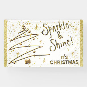 Weihnachts-Party, Sparkle, Hängebanner Banner