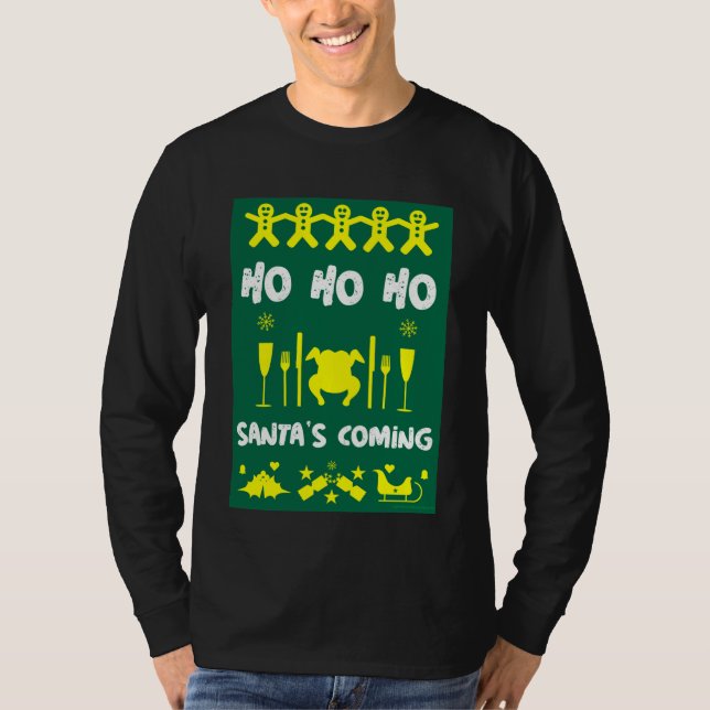 Weihnachts-Party T-Shirt (Vorderseite)