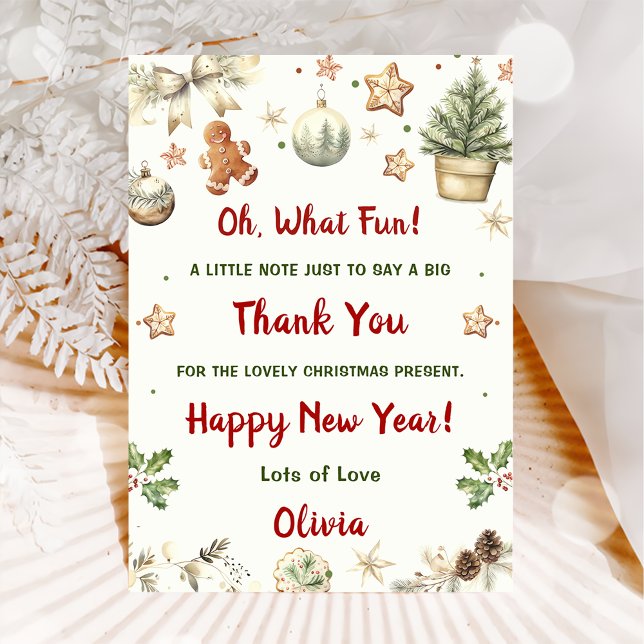 Weihnachts-Party Weihnachten Vielen Dank Einladung (Von Creator hochgeladen)