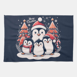 Weihnachts-Penguin von Rp Geschirrtuch