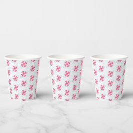 Weihnachts Peppermint Candy Pappbecher