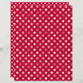 Weihnachts Peppermint Candy Scrapbook Paper