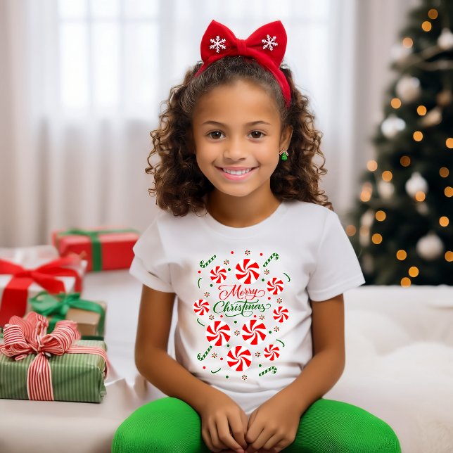 Weihnachts Peppermint Candy T-Shirt (Von Creator hochgeladen)