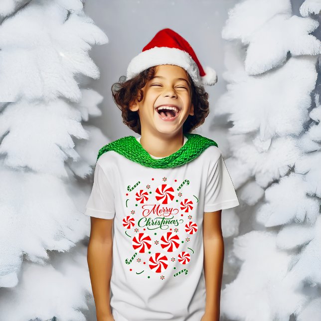 Weihnachts Peppermint Candy T-Shirt (Von Creator hochgeladen)