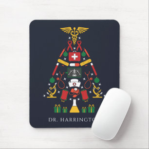 Weihnachts-Personalized-Mediziner Mousepad