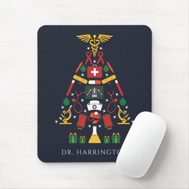 Weihnachts-Personalized-Mediziner Mousepad (Mit Mouse)