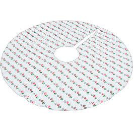 Weihnachts-Pfoten Polyester Weihnachtsbaumdecke